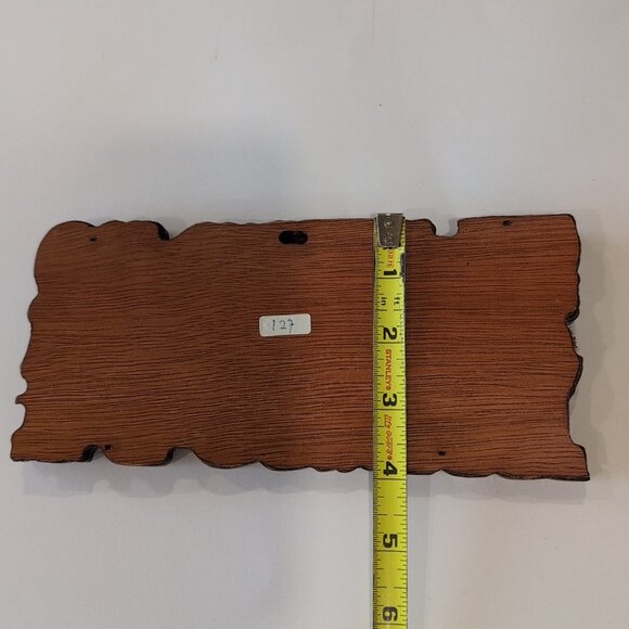 Handmade Walk By Faith Wooden Sign Scroll Saw Art - Picture 5 of 5